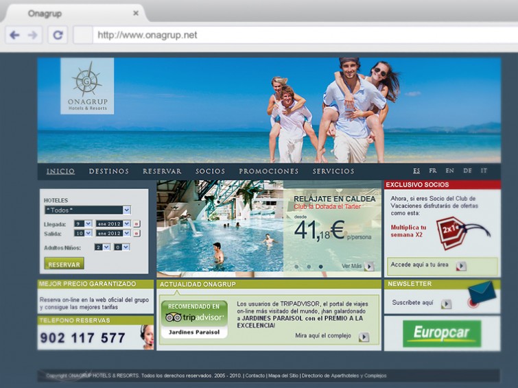 Web Onagrup Hotels & Resorts