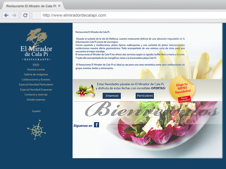 Onagrup - Restaurante El Mirador de Cala Pi (Mallorca)