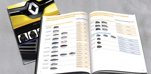 Catálogo alfombras para Renault