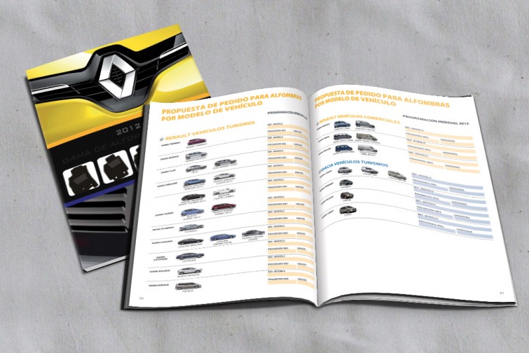 Catálogo alfombras para Renault