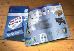 Folletos dípticos Bosch y Euromaster