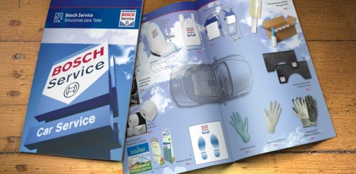 Folletos dípticos Bosch y Euromaster